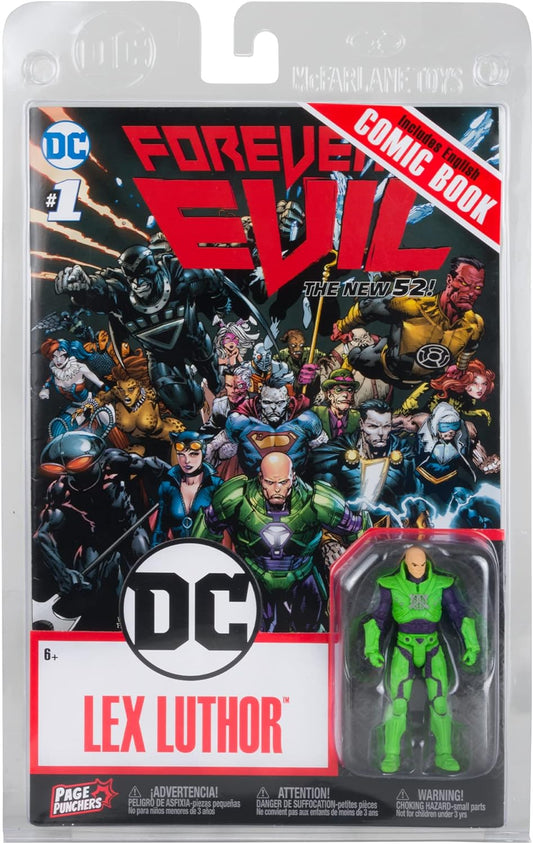 DC Direct 3 Inch Action Figure Page Punchers - Lex Luthor