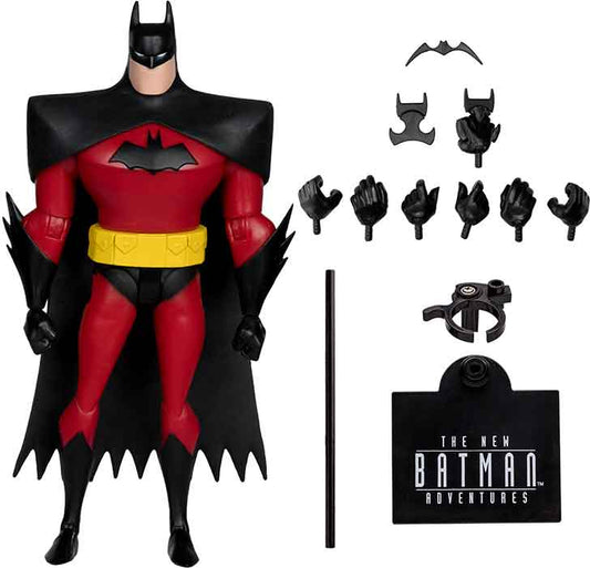 DC Direct The New Batman Adventures 6 Inch Action Figure Wave 5 Exclusive - Batman Red Suit Platinum