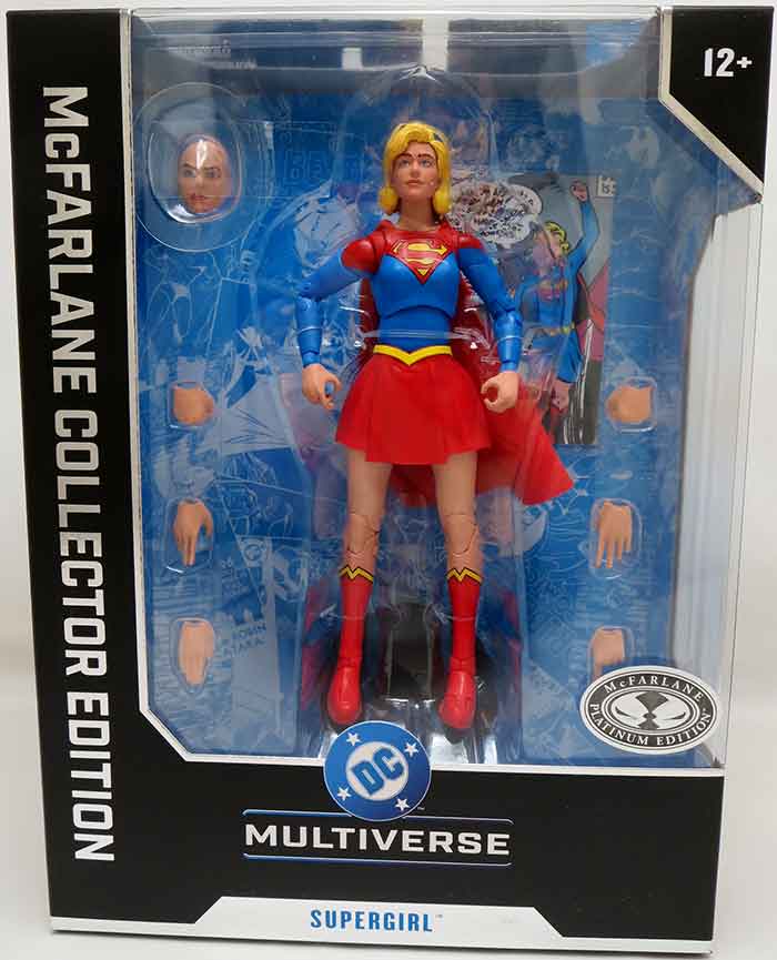 DC Multiverse Action Comics 7 Inch Action Figure Collector Edition Exclusive - Supergirl Platinum