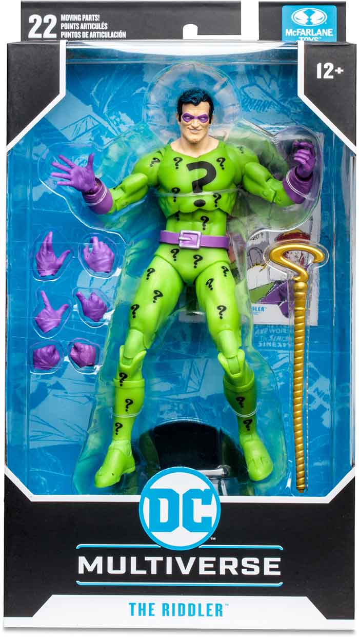 DC Multiverse DC Classic 7 Inch Action Figure - The Riddler Classic (Sub-Standard Packaging)