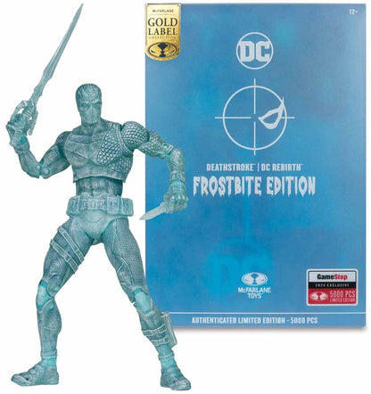 DC Multiverse DC Rebirth 7 Inch Action Figure Exclusive - Deathstroke Frostbite Gold Label