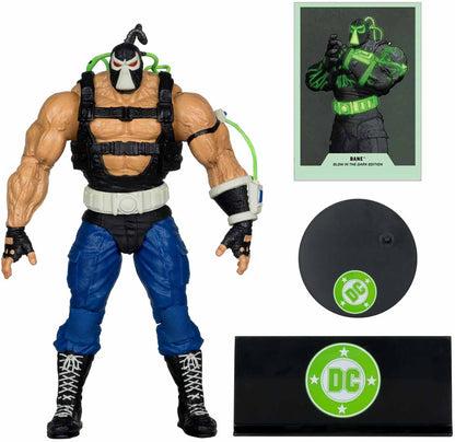 DC Multiverse 10 Inch Action Figure Megafig Exclusive - Bane (Glow in the Dark Edition) Gold Label
