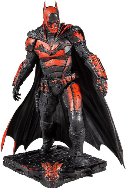 DC Multiverse The Batman 12 Inch Statue Figure Megafigs - The Batman (Red Hue) Gold Label