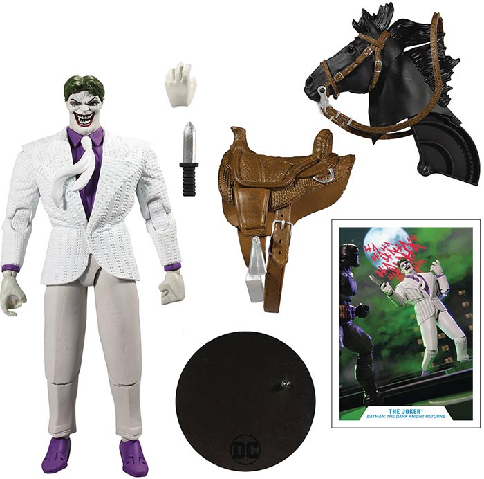 DC Multiverse The Dark Knight Returns 7 Inch Action Figure BAF Batman Horse - The Joker