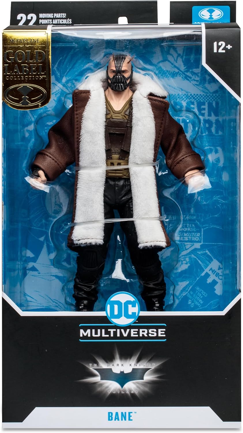 DC Multiverse The Dark Knight Trilogy 7 Inch Action Figure SDCC Exclusve - Trench Coat Bane Gold Label