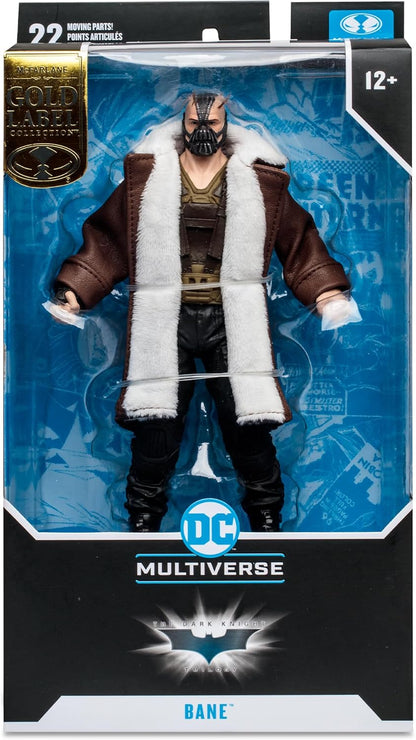 DC Multiverse The Dark Knight Trilogy 7 Inch Action Figure SDCC Exclusve - Trench Coat Bane Gold Label