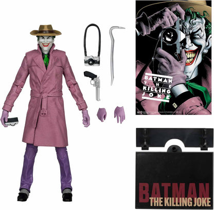 DC Multiverse The Killing Joke 7 Inch Action Figure Cover Recreation Exclusive - The Joker Gold Label
