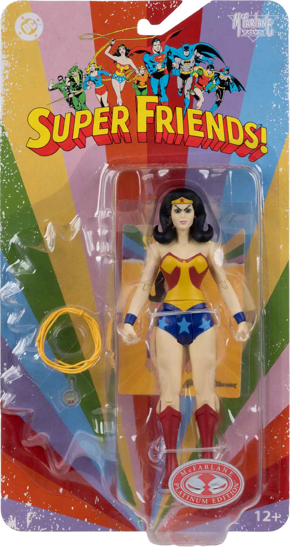 DC Retro Super Friends 6 Inch Action Figure Wave 3 Exclusive - Evil Wonder Woman Red Platinum