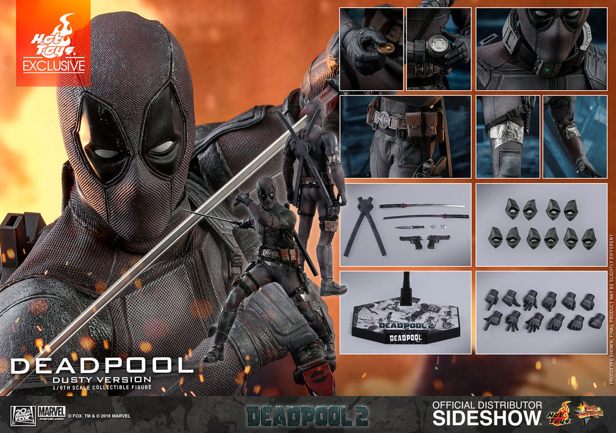 Deadpool 2 12 Inch Action Figure Movie Masterpiece 1/6 Scale Series - Deadpool Dusty Version Hot Toys 903750