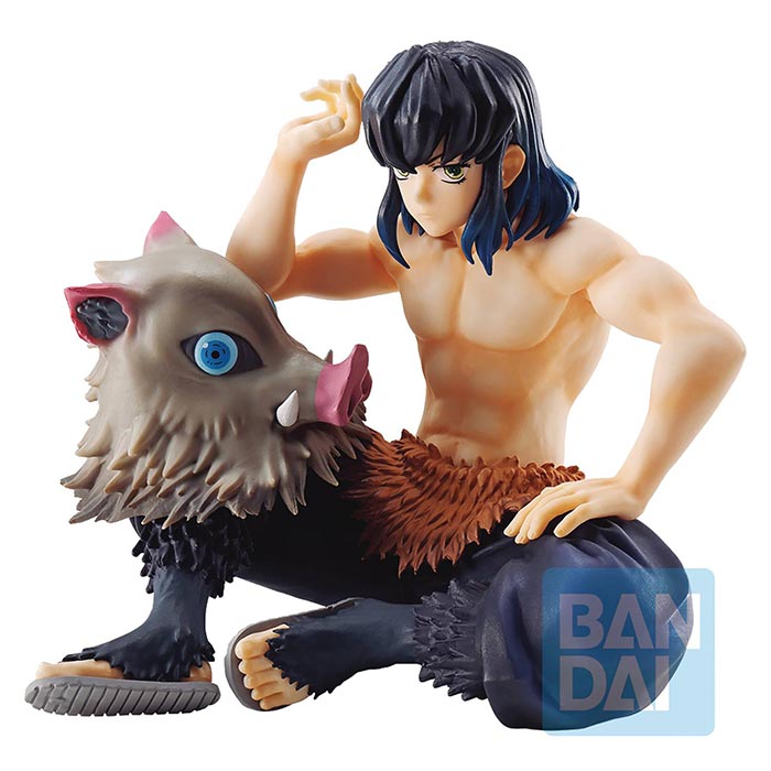 Demon Slayer Kimetsu No Yaiba Tengen Uzui Is Here 4 Inch Static Figure Ichiban - Inosuke Hashibira