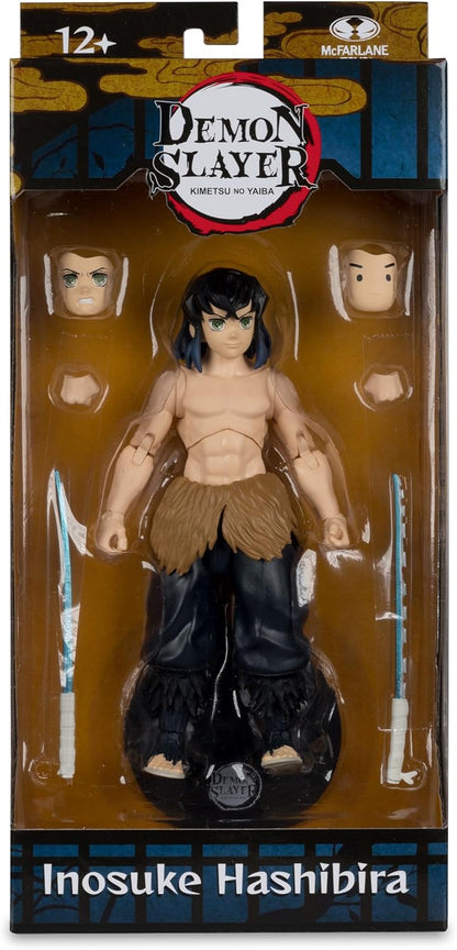 Demon Slayer Kimetsu No Yaiba 7 Inch Action Figure Wave 5 - Inosuke Hashibira (Unmasked)