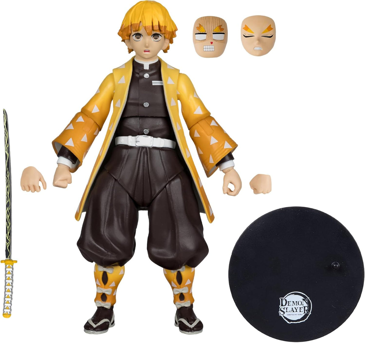 Demon Slayer Kimetsu No Yaiba 7 Inch Action Figure Wave 7 Exclusive - Zenitsu Agatsuma (Season 3) Red Platinum