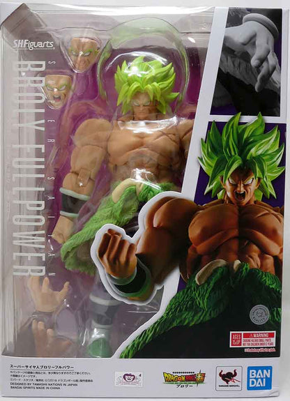 Dragonball Super 7 Inch Action Figure S.H. Figuarts - Super Saiyan Broly Fully Power Reissue