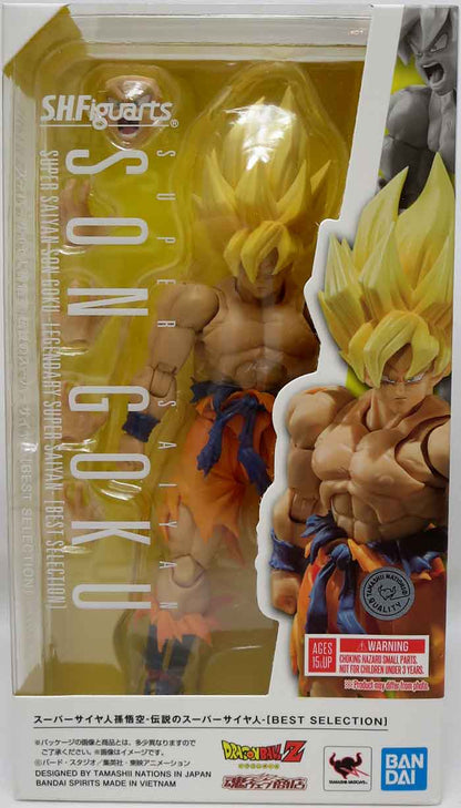 Dragonball Z Best Selection 6 Inch Action Figure S.H. Figuarts Exclusive - Legendary Super Saiyan Son Goku
