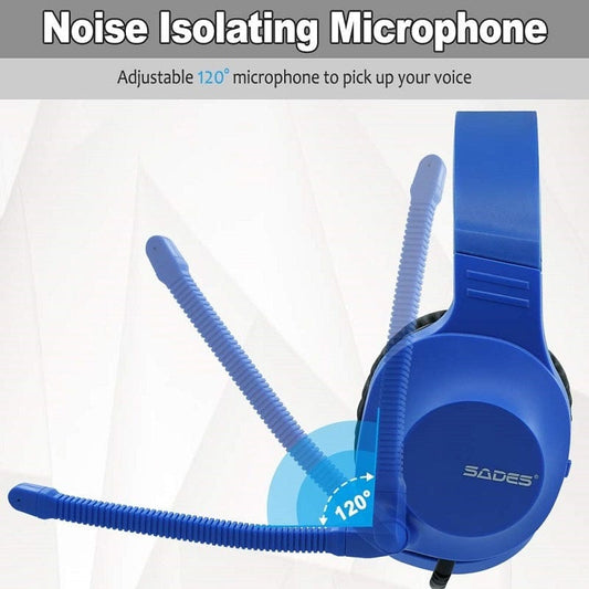 Sades Spirits Universal Blue Gaming Headset SA-721 [Accessories]
