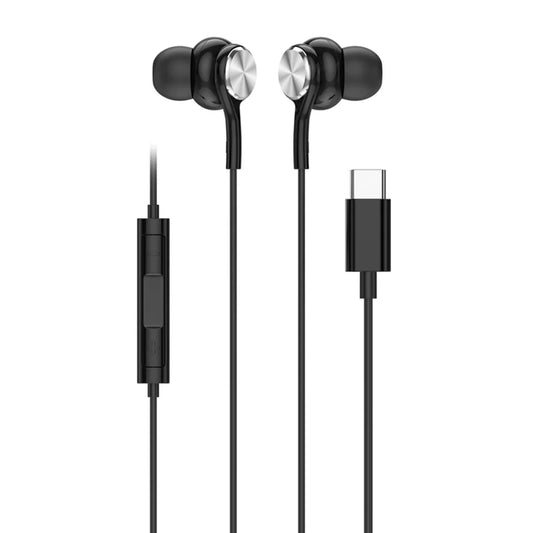 Walk Audio P502B Black USB-C Earphones W/Mic [Accessories]
