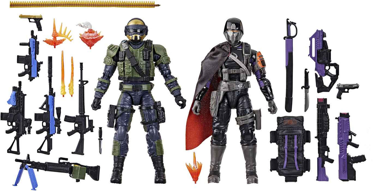 G.I. Joe Classified 6 Inch Action Figure 2-Pack - Steel Corps Commander vs Twilight Guard #141