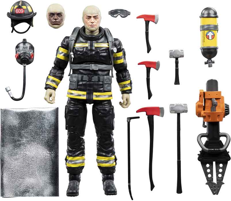 G.I. Joe Classified 6 Inch Action Figure Legacy Deluxe - Search & Rescue Firefighter