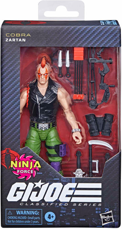 G.I. Joe Classified 6 Inch Action Figure Ninja Force Exclusive - Zartan
