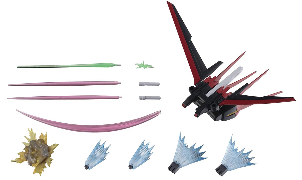 Gundam Universe 6 Inch Action Figure Robot Spirits - AQM/E-X01 Aile Striker & Option Parts Set