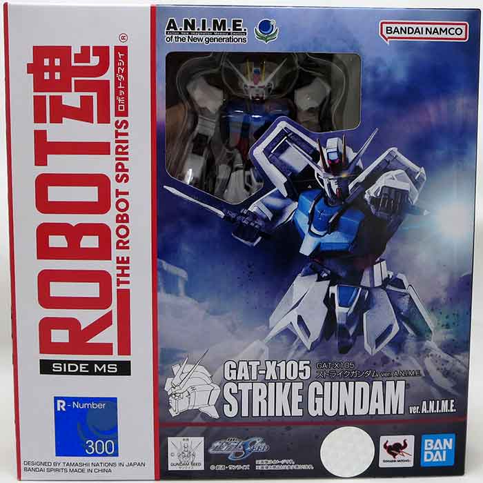 Gundam Universe 6 Inch Action Figure Robot Spirits - GAT-X105 Strike Gundam ver. A.N.I.M.E.