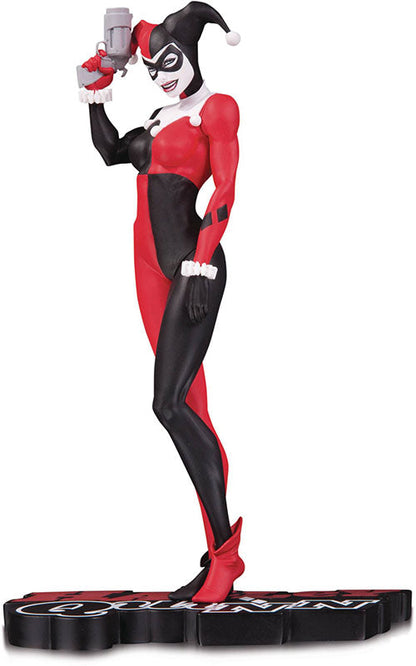 Harley Quinn Red & White 7 Inch Statue Figure - Harley Quinn by Michael Turner