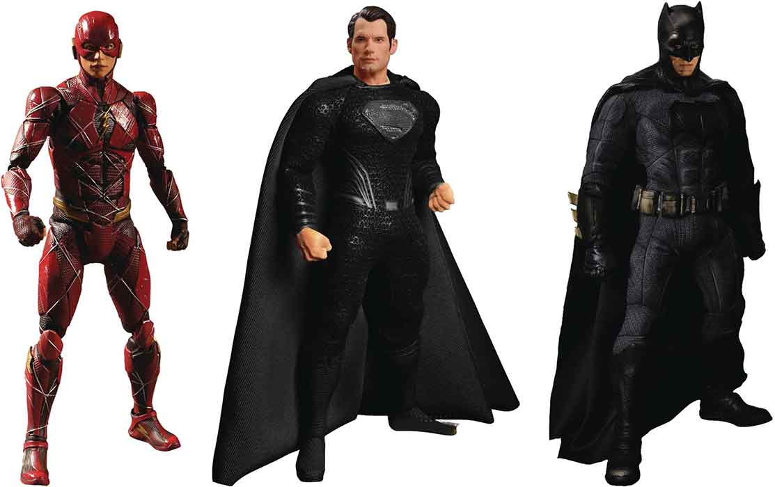 Justice League Zack Snyder 6 Inch Action Figure Deluxe Box Set - Batman, Superman, and The Flash