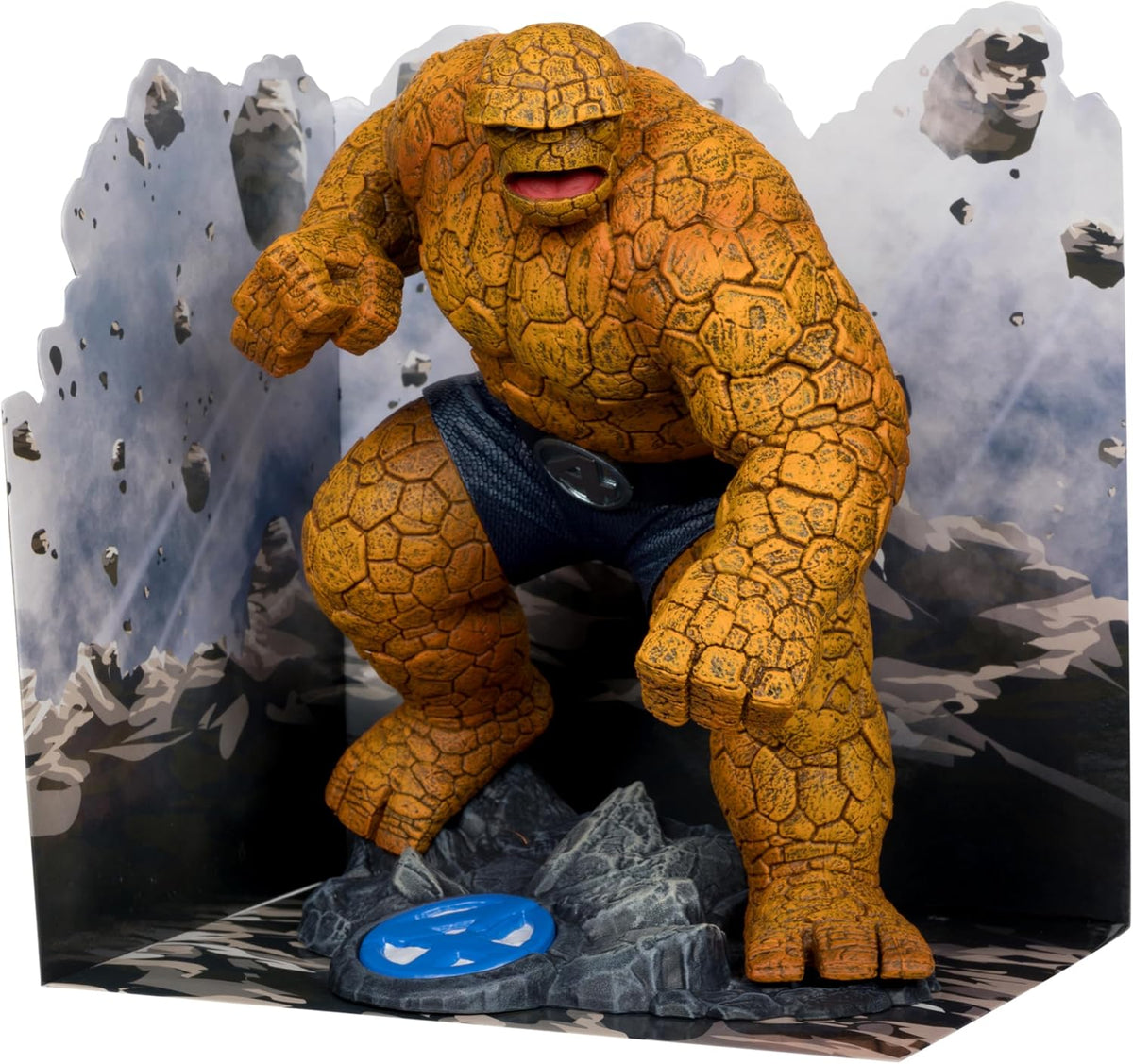 Marvel Collectible 7 Inch Statue Figure 1/10 Scale Posed Scene - The Thing Fantastic Four #642