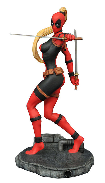 Marvel Gallery Femme Fatales 9 Inch PVC Statue - Lady Deadpool - Sub-Standard Packaging