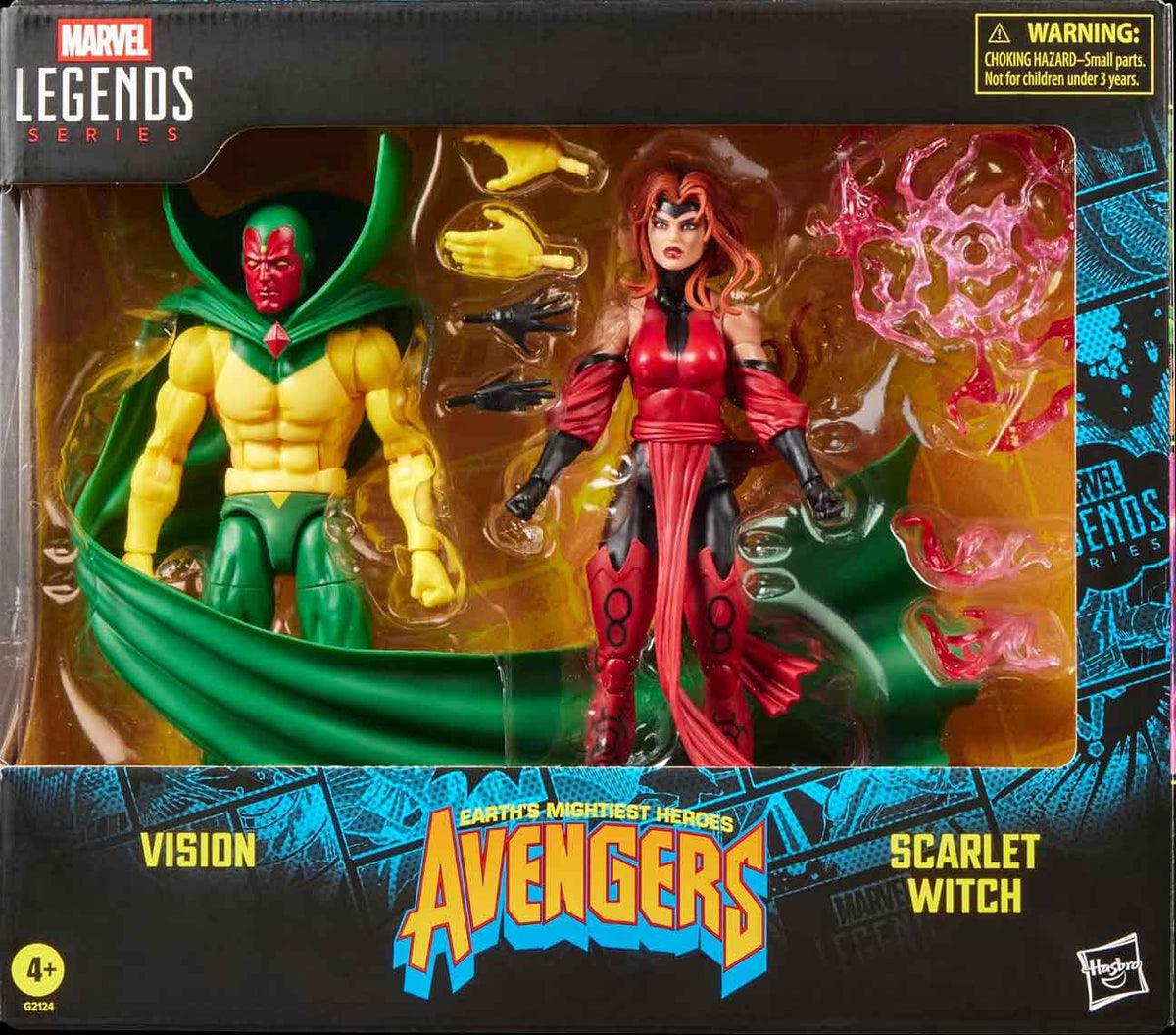Marvel Legends Avengers 6 Inch Action Figure 2-Pack - Vision & Scarlet Witch