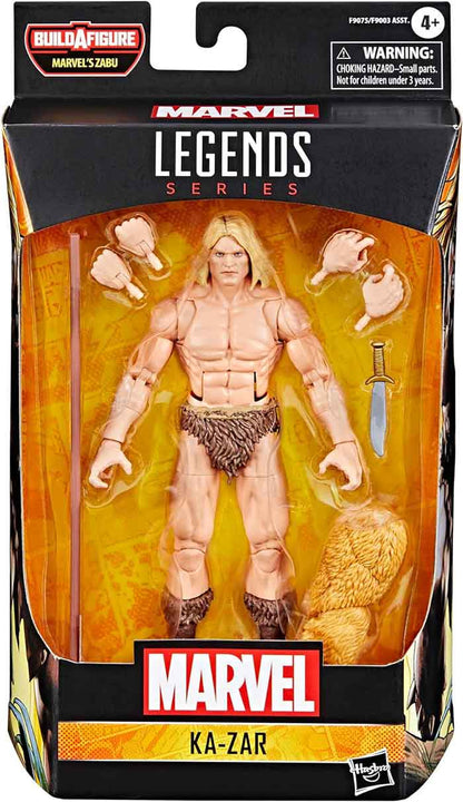 Marvel Legends 6 Inch Action Figure BAF Zabu - Ka-Zar (Sub-Standard Packaging)