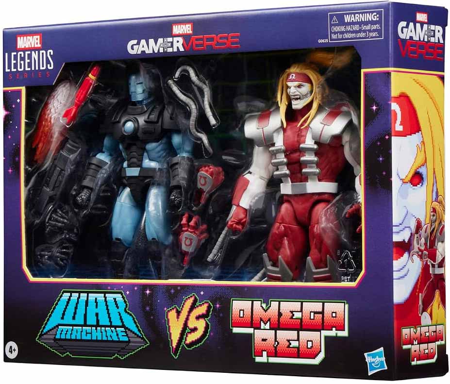 Marvel Legends Gamerverse 6 Inch Action Figure 2-Pack - War Machine vs Omega Red
