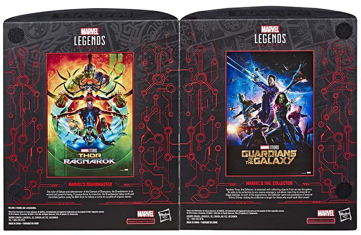 Marvel Legends Studios 6 Inch Action Figure Box Set Exclusive - The Collector and Grandmaster SDCC 2019