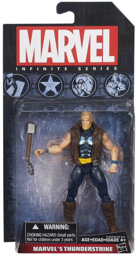 Marvel Universe infinite 3.75 Inch Action Figure Series 6 - Thunderstrike (Shelf Wear Packaging)