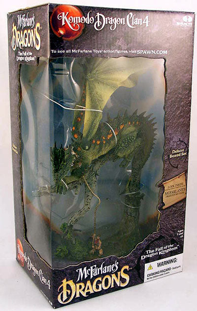 McFarlane Dragons Action Figures Series 4: Box Set Komodo Dragon Clan