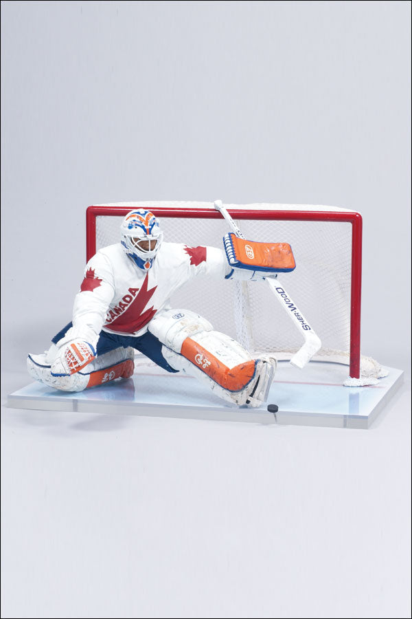 McFarlane NHL Action Figures Team Canada Special: Grant Fuhr (Slight Yellow Sun Damaged Packagin)
