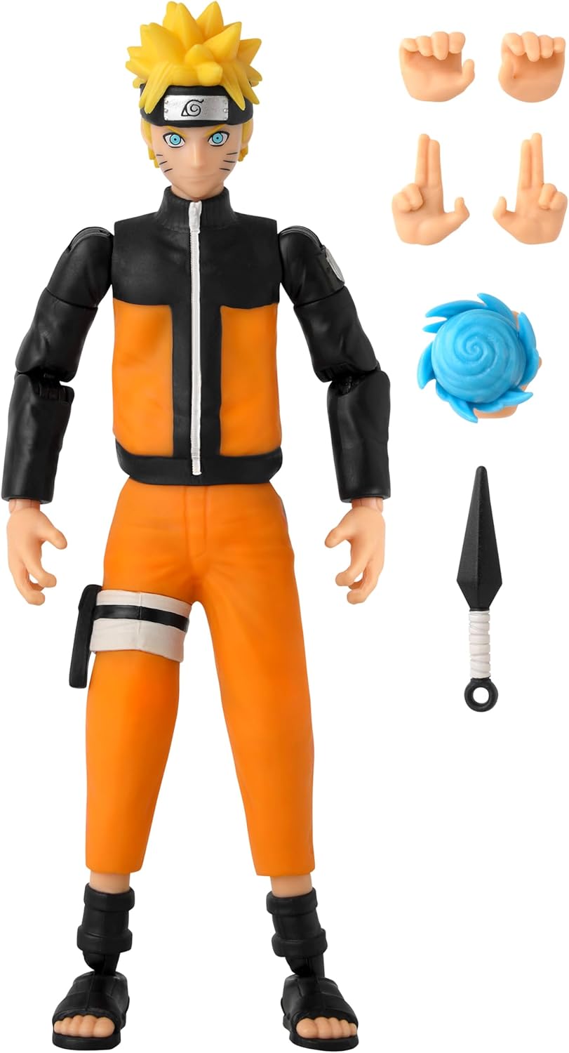Naruto Shippuden 6 Inch Action Figure Anime Heroes - Naruto Uzumaki Renewal