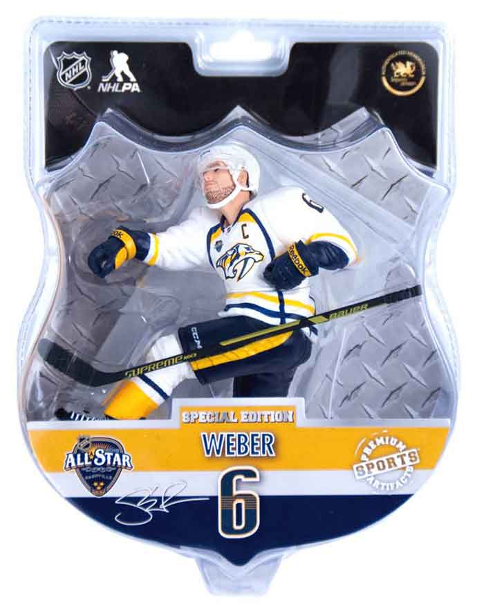 NHL Hockey Nashville 6 Inch Static Figure Premium Sports - Shae Weber White Jersey