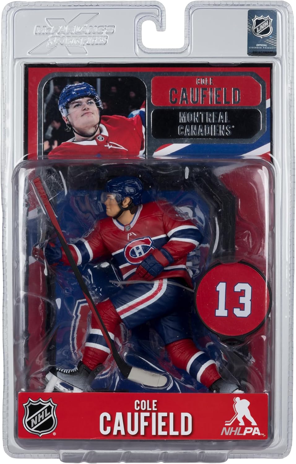 NHL Hockey SportsPicks 7 Inch Static Figure - Cole Caufield