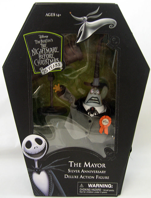 Nightmare Before Christmas 10 Inch Action Figure Silver Anniversary Series - Mayor