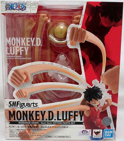 One Piece 6 Inch Scale Accessory S.H. Figuarts - Monkey D. Luffy Romance Dawn Gum-Gum Option Parts Set
