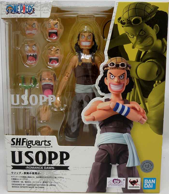One Piece 6 Inch Action Figure S.H. Figuarts - Usopp Romance Dawn Reissue (Pre-Order Ships March 2027)