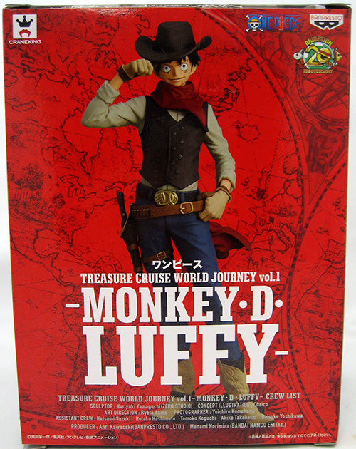 One Piece Treasure Cruise World 8 Inch Static Figure Cowboy Theme Series - Luffy (Shelf Wear Packaging)