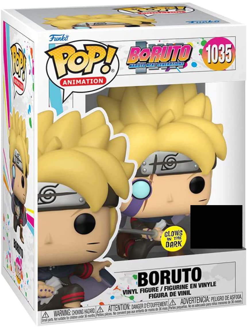 Pop Animation Boruto 3.75 Inch Action Figure Naruto Exclusive - Boruto Glow In The Dark #1035