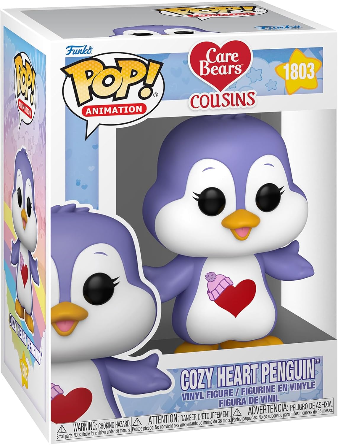 Pop Animation Care Bear Cousins 3.75 Inch Action Figure - Cozy Heart Penguin #1803