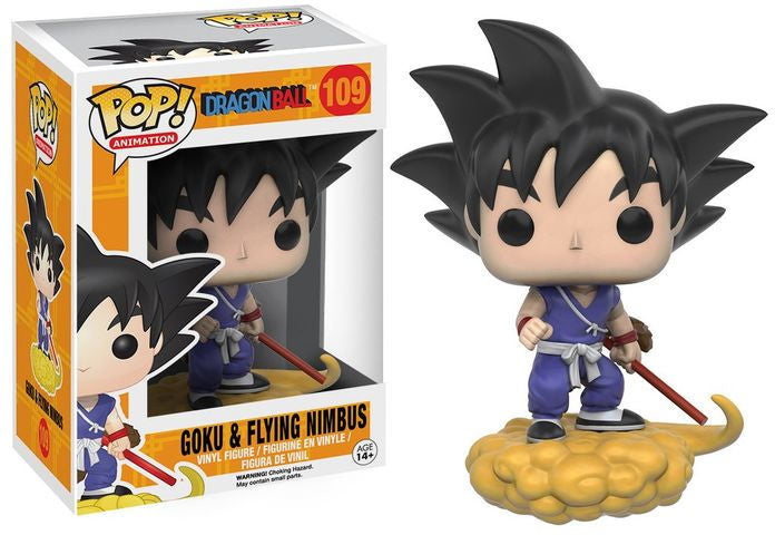 Pop Animation 3.75 Inch Action Figure Dragonball - Goku & Flying Nimbus #109