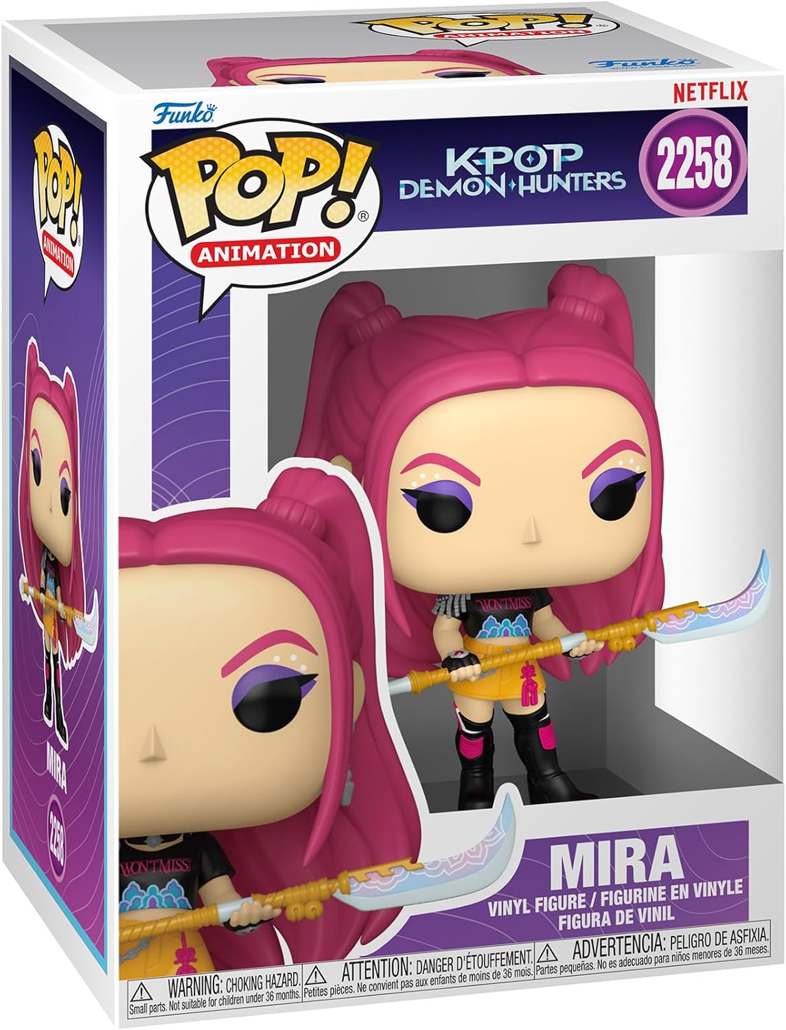 Pop Animation Kpop Demon Hunters 3.75 Inch Action Figure - Mira #2258