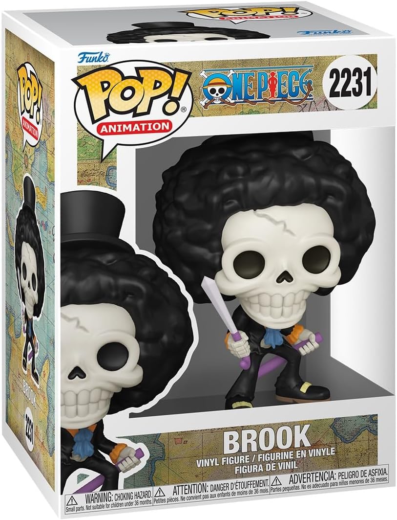 Pop Animation One Piece 3.75 Inch Action Figure - Brook #2231