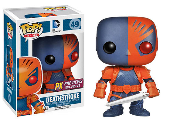 Pop DC Heroes 3.75 Inch Action Figure Exclusive - Deathstroke #49 (Sub-Standard Packaging)