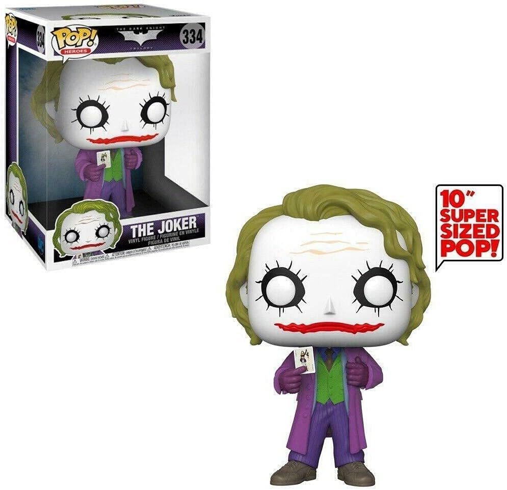 Pop DC Heroes The Dark Knight 10 Inch Action Figure Mega - The Joker #334